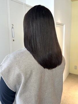 20代30代40代　黒髪/オリーブブラウン