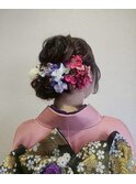 成人式ヘアスタイル♪