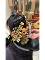 ヘアデザイン アンジェリク(HAIR DESIGN ANGELIQUE)&nbsp;表面にローレイヤーを入れる事で立体感を出し、巻き髪風パーマに
