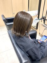 エイトヘアー(8 HAIR)&nbsp;外ハネボブ×オリーブブラウン