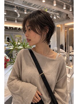 ムクコア(Muk CORE) 20代30代40代黒髪前下がりショートボブ丸みショート川崎