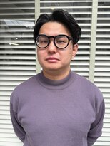 ロライマ 中目黒(roraima)&nbsp;メンズ/大人/刈り上げ/清潔感/黒髪/ショート/センターパート