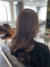 パーマ+似合わせカット+3ステップトリートメント ¥11000