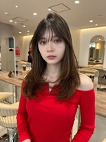 ジーナ 月島(Zina)&nbsp;髪質改善＊ダークブルー韓国風レイヤーカット＊美髪【Zina月島】