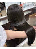 ナチュラル艶ストレート