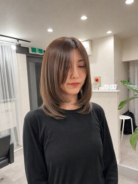 クローブ(CLOVE) 大人っぽレイヤー×くすみベージュ♪