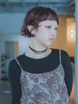 テン 栄店(tenn)&nbsp;ミニボブ/ワイドバング/ショートパーマ/暖色カラー