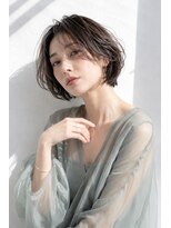 アッシュ 学芸大学店(Ash)&nbsp;ショートボブ/大人女性/ショコラベージュ/白髪ぼかし/脱白髪染め