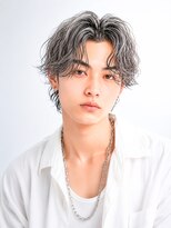 メンズイケメンパラダイス(Men'sイケメンパラダイス)&nbsp;Men'sセンターパートダブルカラー/韓国風ツーブロック