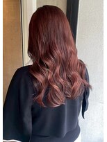 ロッカヘアエジェ(ROCCA hair eje.) デザインカラールビーレッドウェーブ