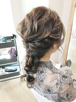 ロカット サロン(Roquat Salon) ロングあみおろしアレンジ【ヘアアレンジ 立川/立川南/八王子】