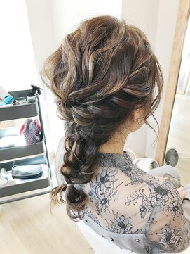 ロカット サロン(Roquat Salon) ロングあみおろしアレンジ【ヘアアレンジ 立川/立川南/八王子】
