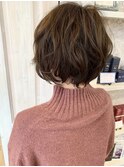 福山　ショートヘア、ショートボブ大人気パーマスタイル