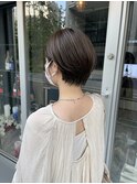 絶壁解消☆可愛いショートボブ×柔らかベージュ　Sac.栃木優佑