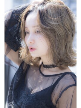 ミエル ヘア 新宿(miel hair) 〈mielhair新宿〉透明感 イルミナカラー くびれヘア