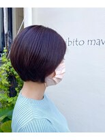 カミビト マヴィー(kamibito mavie)&nbsp;大人艶髪/丸みショートボブ/大人かわいい/20代 30代 40代/人気