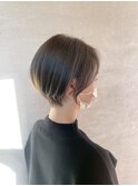 透明感丸みショート♪