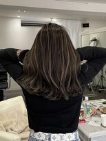 エン 仙台(en)&nbsp;バレイヤージュハイライトカラー☆グラデーションカラー