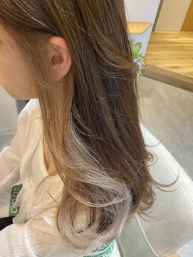 パラゴ(PARAGO.) イ《緑橋/城東区/女性サロン》ンナーカラー　もみあげ　オシャレ