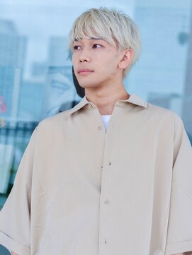 エムスラッシュ アヴェダ 自由が丘(M.SLASH AVEDA) 自由が丘/ハイライトカラー/ホワイトアッシュ/メンズカット