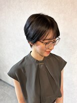 シアン(CYAN)&nbsp;#ショート#ハンサムショート#丸みショート#ツヤ髪#京都駅