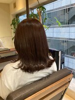 ヘアリゾート粋 ティガ 池袋店(tiga)&nbsp;外はね /大人ミディアム/艶カラー