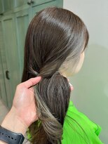 ヘアサロン ナノ(hair salon nano)&nbsp;イヤリングカラー/ヌードベージュ/ダブルカラー/グレージュ