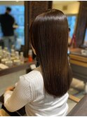 髪質改善/ストレート/艶カラー/ナチュラルブラウン