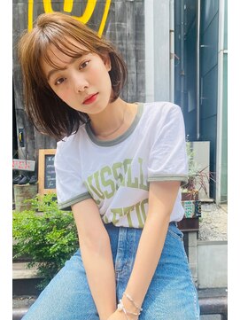 マイルス(MILES) 【MILES】エアリーボブxルマンベージュ