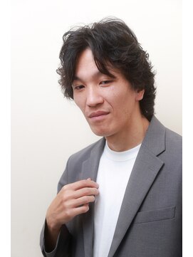 メンズ ウィル バイ スヴェンソン 盛岡スタジオ(MEN'S WILL by SVENSON) ウルフミディアムパーマ