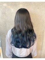 ゼロプラス(ZERO +)&nbsp;ロングxグラデーションブルー