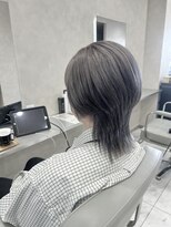 キング(K!ng)&nbsp;縮毛矯正髪質改善ハイライトレイヤーカット楠葉美容室エクステ