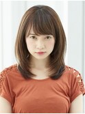 『アンフィニ東銀座』小顔前下がりひし形レイヤー◎