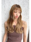 20代30代ハイライトバレイヤージュブリーチ立体感透け感
