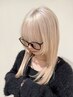 【稲垣指名限定】ダブルカラー+トリートメント+カット+ヘッドスパ　￥16850