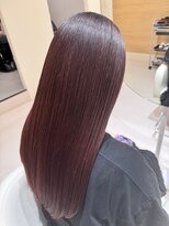 トワ 仙台店(toi)&nbsp;【ブリーチなしダブルカラー】ワインレッドカラー【菊池ムサシ】