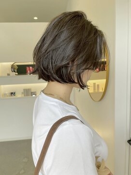 エダメ(EDAME) 【小顔・顔まわり】透け感カラー/ふんわりボブ/大人かわいい