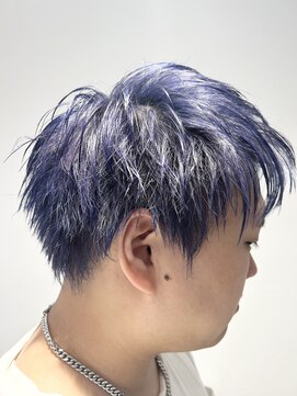 アオク(AOKU) スパイキーショート　× ブルーラベンダー