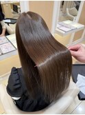 髪質改善×オリーブグレージュ