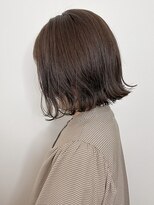 ミラー 武蔵小杉(MILLOR)&nbsp;ブリーチなしショコラブラウン春レイヤー小顔ボブ透明感顔周り