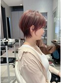 丸みショートスタイル　くびれショート