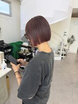 リコット 浦和美園(Liecot)&nbsp;〈chiho〉ミニボブ×ピンクラベンダーベージュ