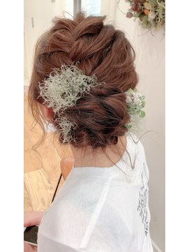 カフーヘアー スパ メイク(kafuu hair spa make) モテかわまとめ髪