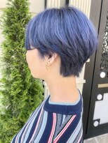 エミス バイ メルト 吉祥寺(emis by melt)&nbsp;【堀惠洋平】ハンサムショート 大人ショート ブルーパープル