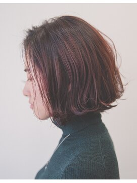 ニイ(nii.) niiカット×ボブ×ボルドー