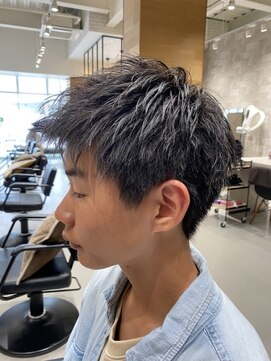 メンズショートレイヤー ソフトツーブロック L キャプチャー 海老名 Capture のヘアカタログ ホットペッパービューティー