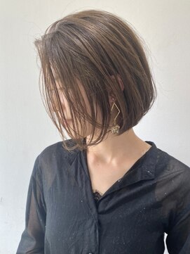 フォーク FOLK 【FOLK】小顔 厚めバング イメチェン  アッシュベージュ♪