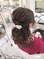 ラボヌールヘアー 札幌店(La Bonheur hair etoile) ◆・ きれいめ♪ゆるふわハーフアップ ・◆