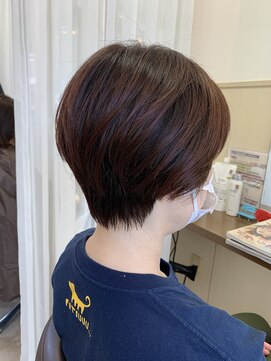 コアフィールフィス(COIFFURE fils) 《見附　今町》大人ショートヘア　M3Dカラー