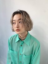 アルカナ 明治神宮前原宿(ARCANA)&nbsp;ミルクティーベージュ　小顔ボブ　センターパート